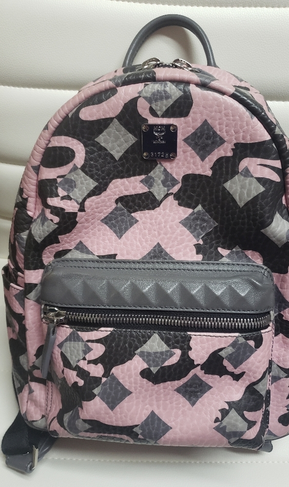 MCM Pink Camo Dieter Backpack $995